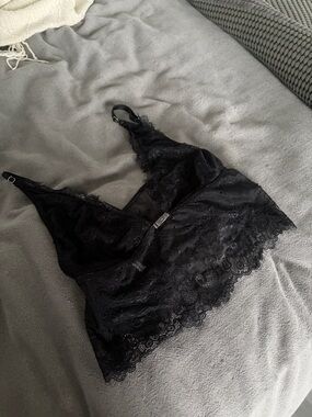 Urban Outfitters Black Lace Bralette